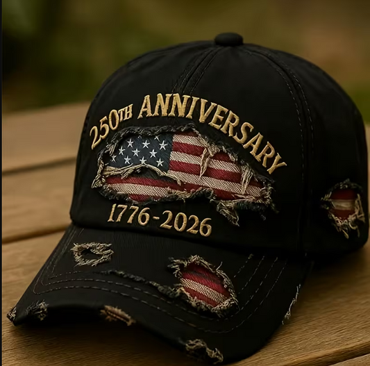 250th Anniversary Hat - Black