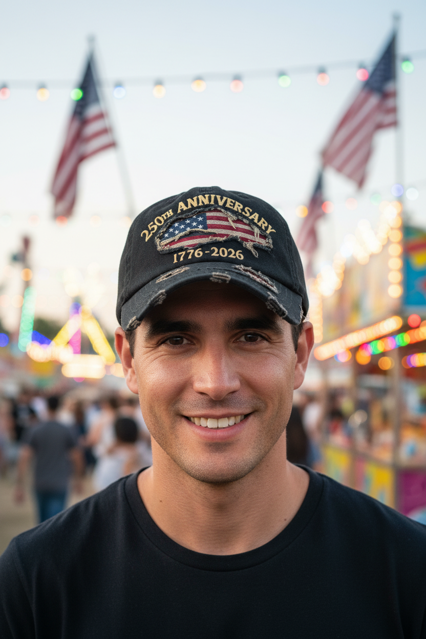 250th Anniversary Hat - Black
