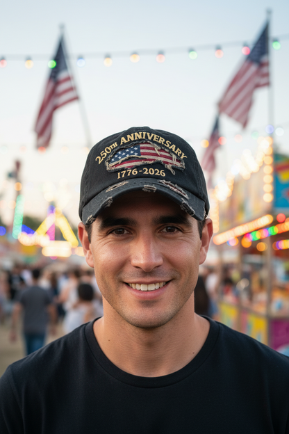 250th Anniversary Hat - Black