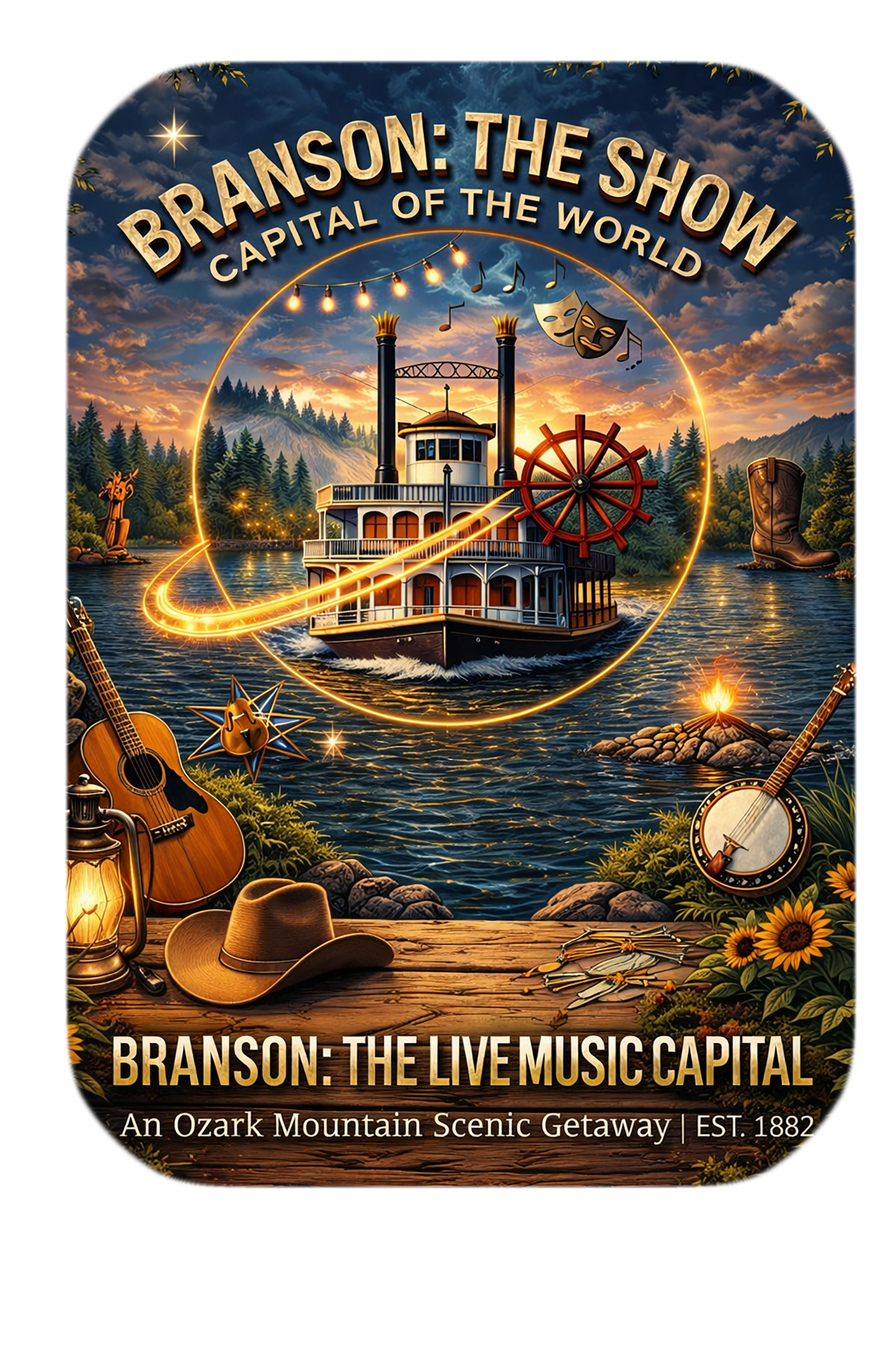 T-Shirt - Branson - Music Capital