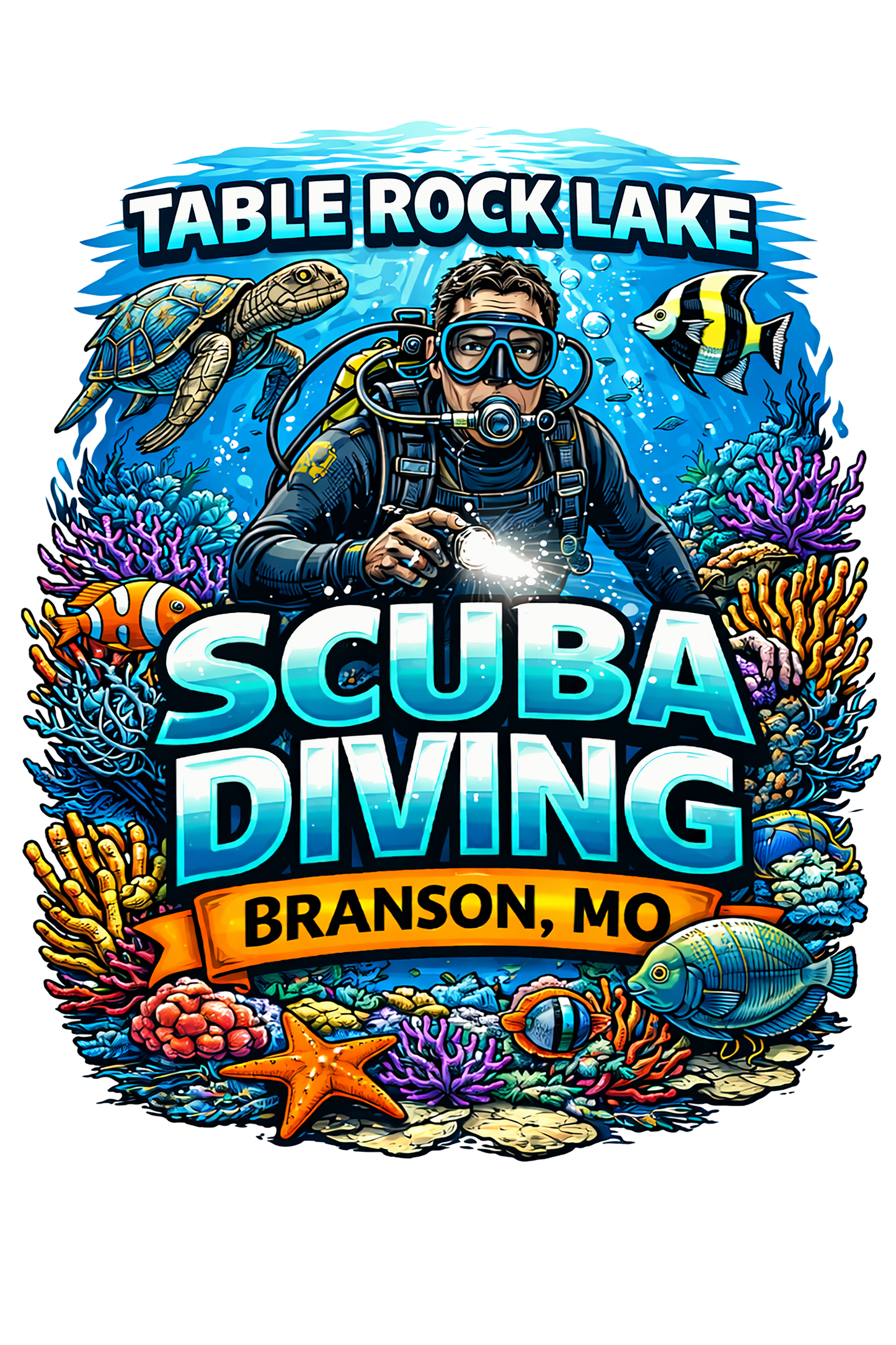 T-Shirt - Scuba - Branson - Diving