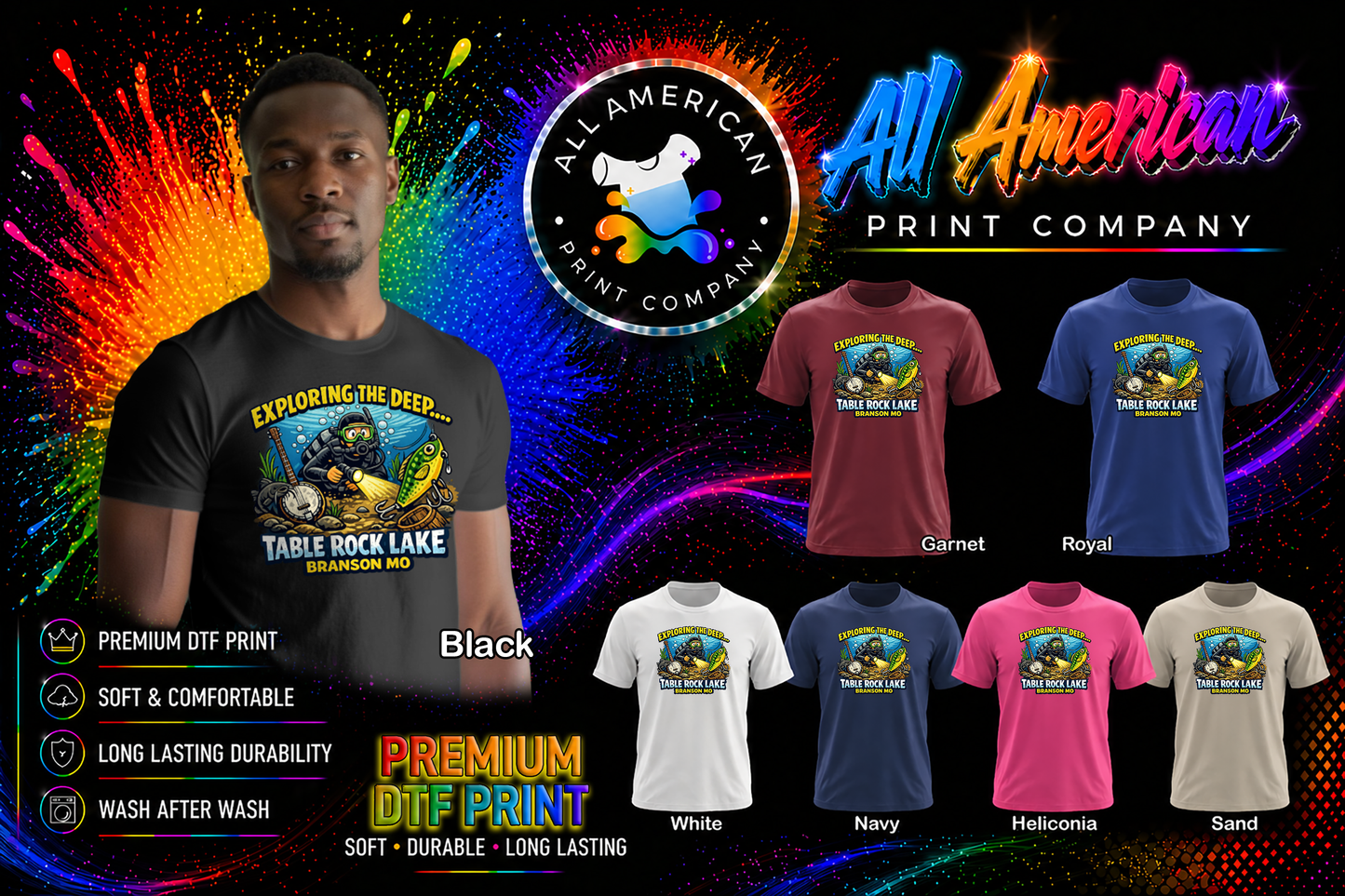 T-Shirt - Scuba - Branson - The Deep