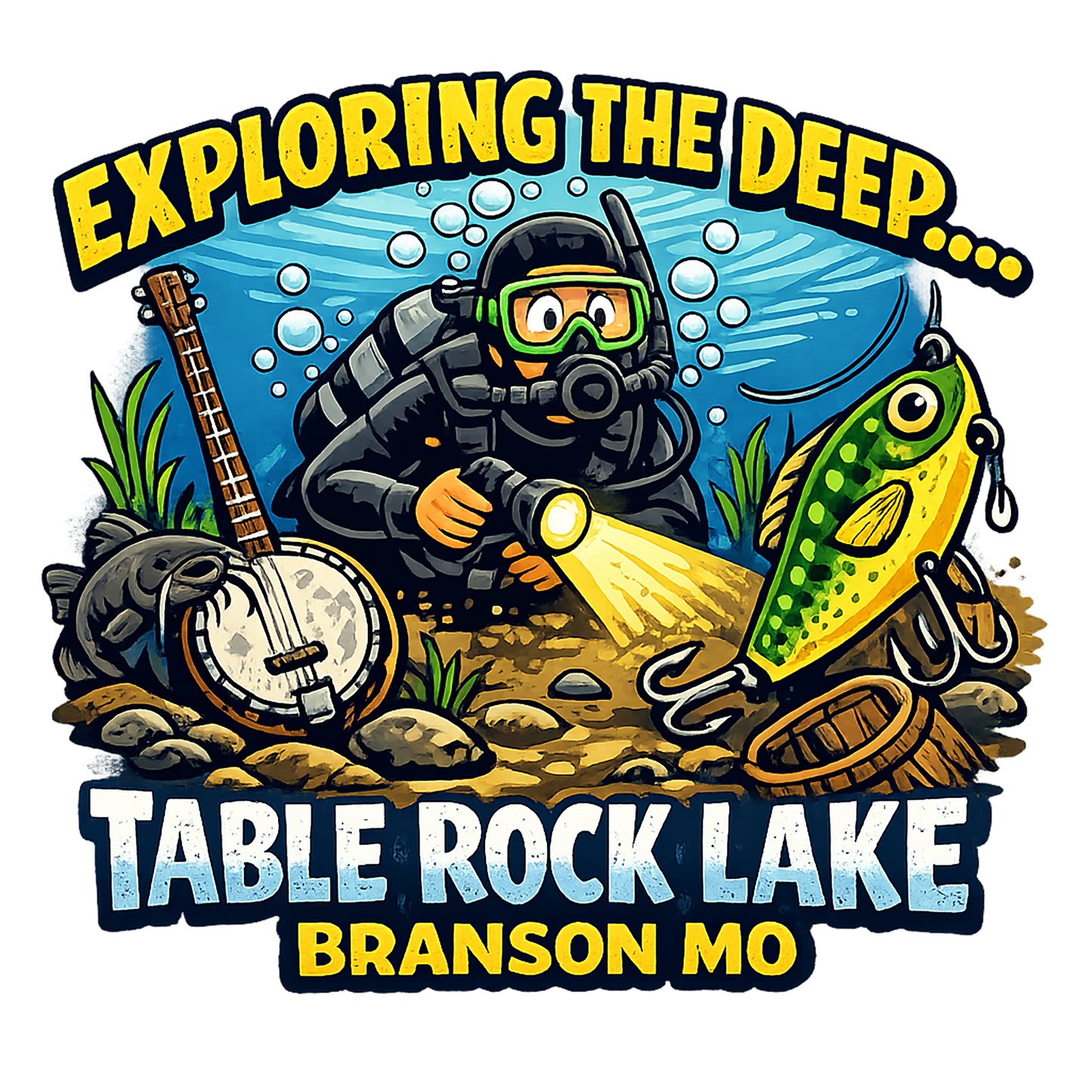 T-Shirt - Scuba - Branson - The Deep