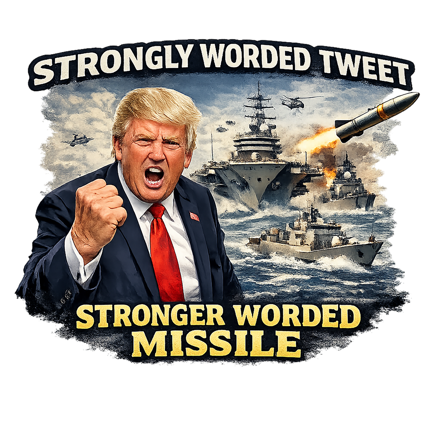 T-Shirt - Trump Strongly Worded Tweet
