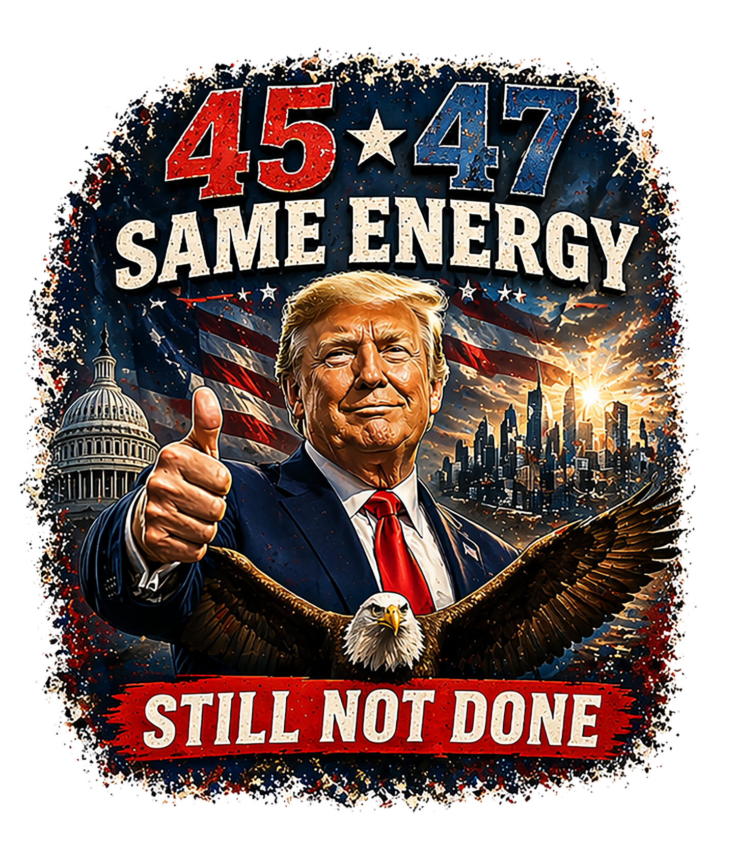 T-Shirt - Trump - Same Energy