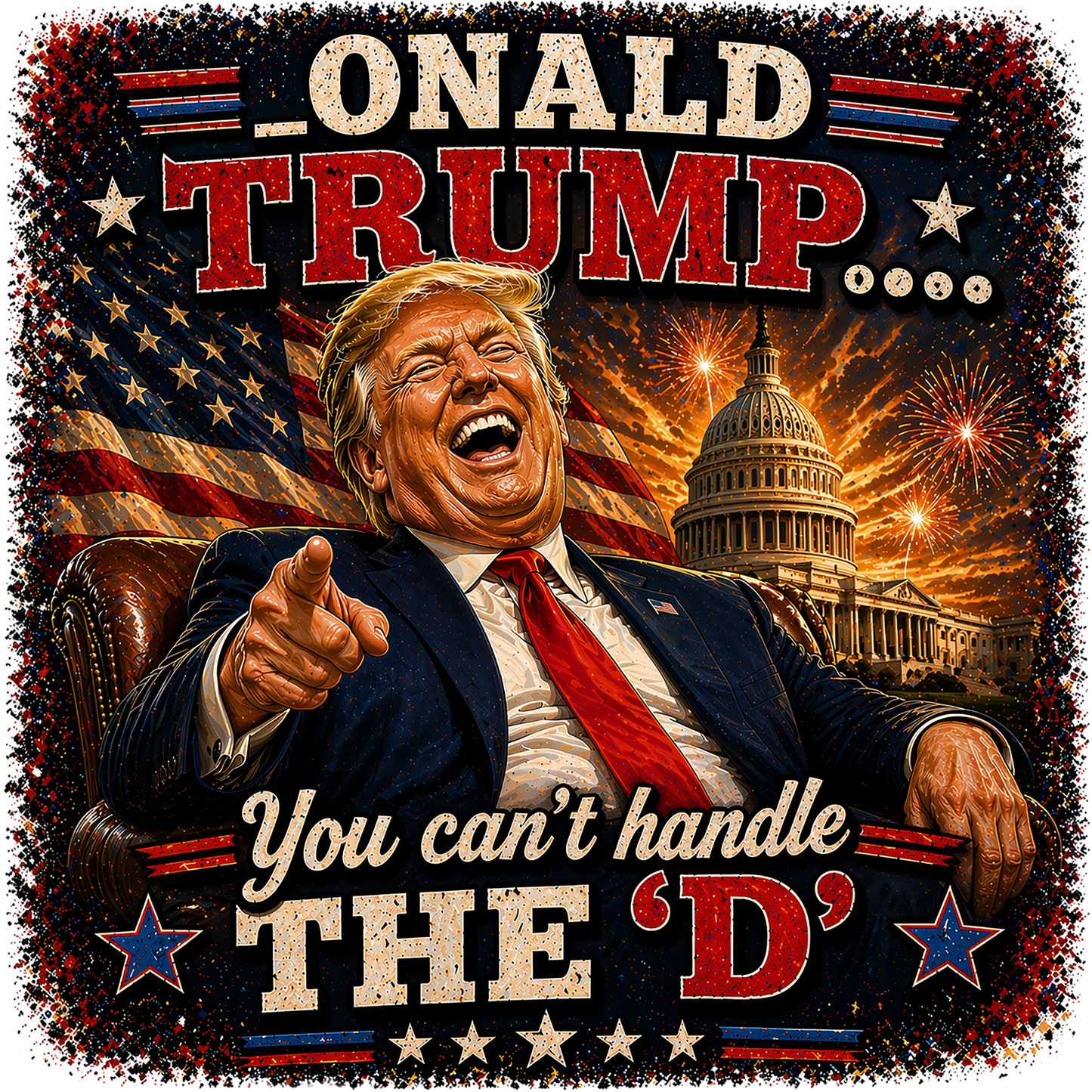 T-Shirt - Trump - Can't Handle...