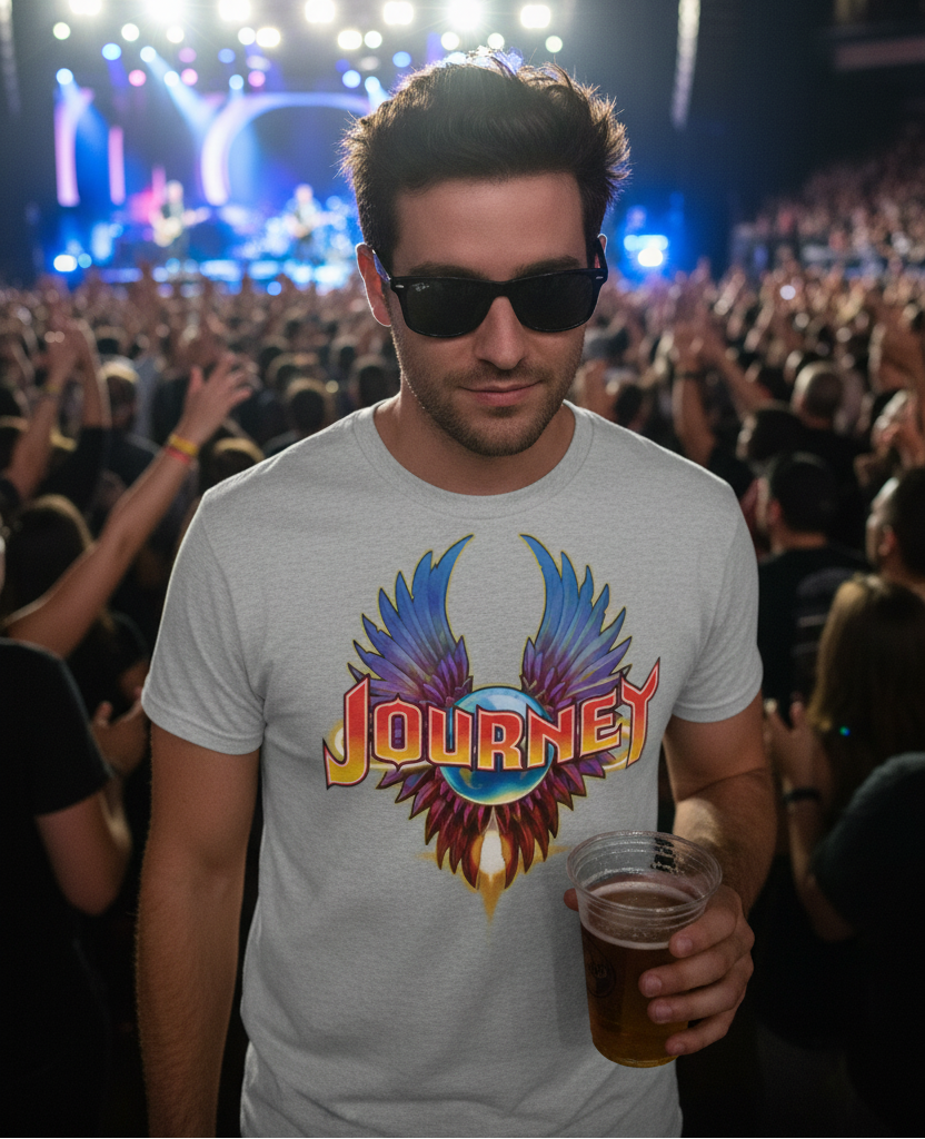Journey Logo Vintage Style T-Shirt (version 3)
