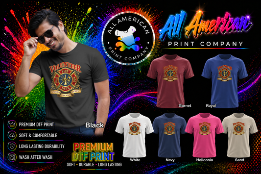 T-Shirt - Firefighter - Volunteer (v2)