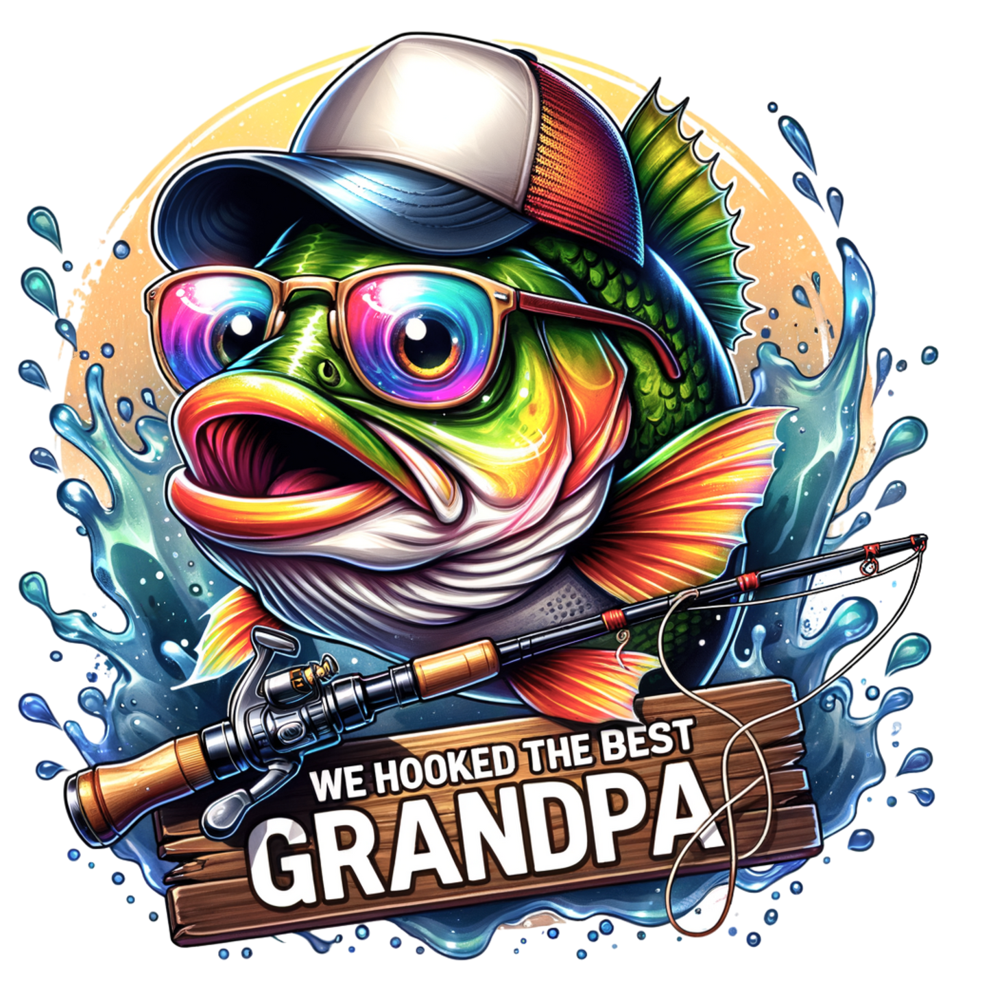 T-Shirt - Fishing - Best Grandpa