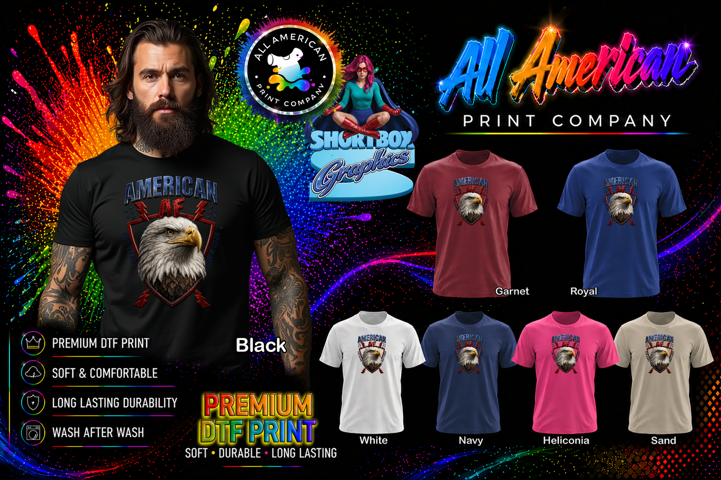 T-Shirt - American AF