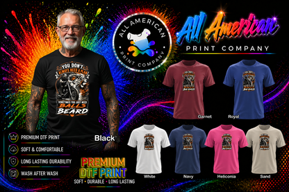 T-Shirt - Motorcycle - Balls & Beard