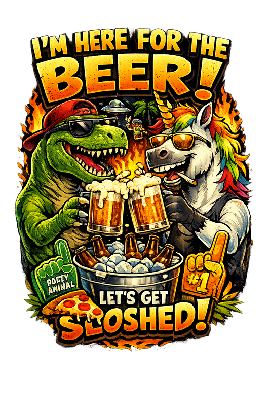 T-Shirt - Here for the Beer