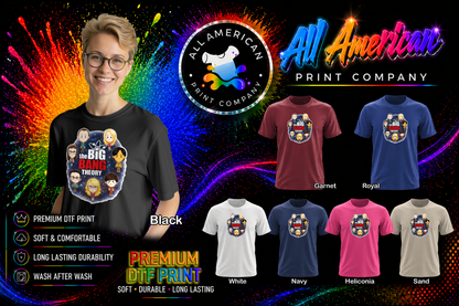 T-Shirt - The Big Bang Theory - Chibis