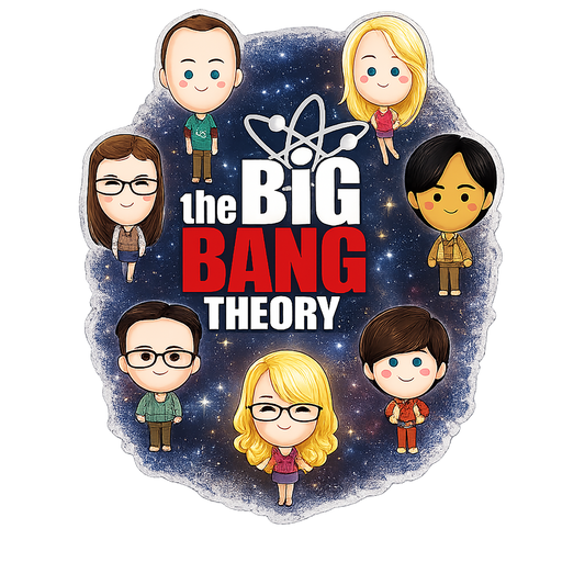 T-Shirt - The Big Bang Theory - Chibis