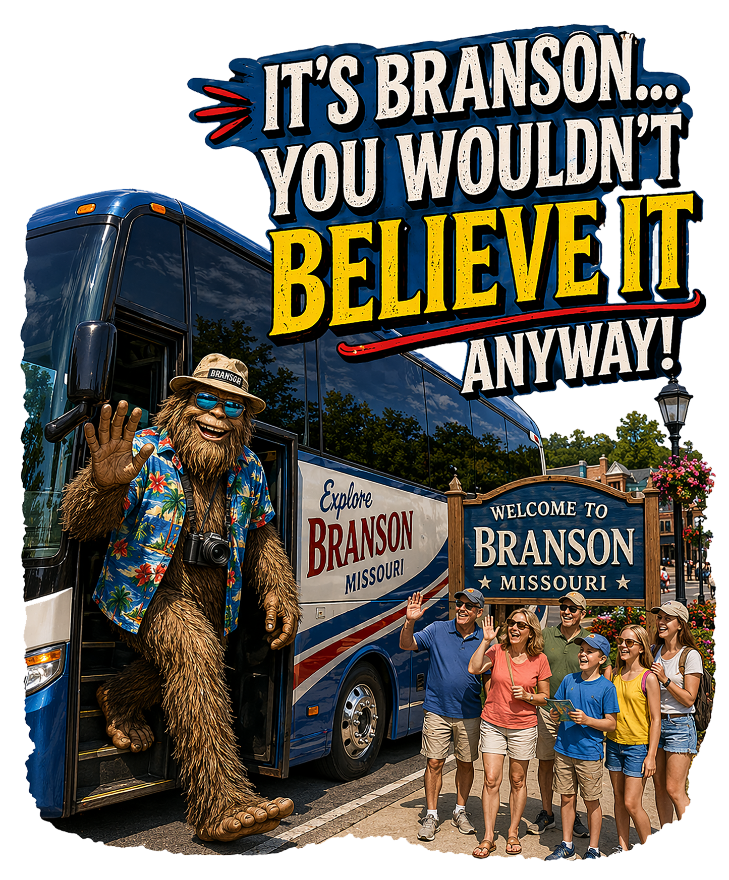T-Shirt - Bigfoot - Branson - Saw Me