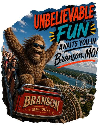 T-Shirt - Bigfoot - Branson - Fun
