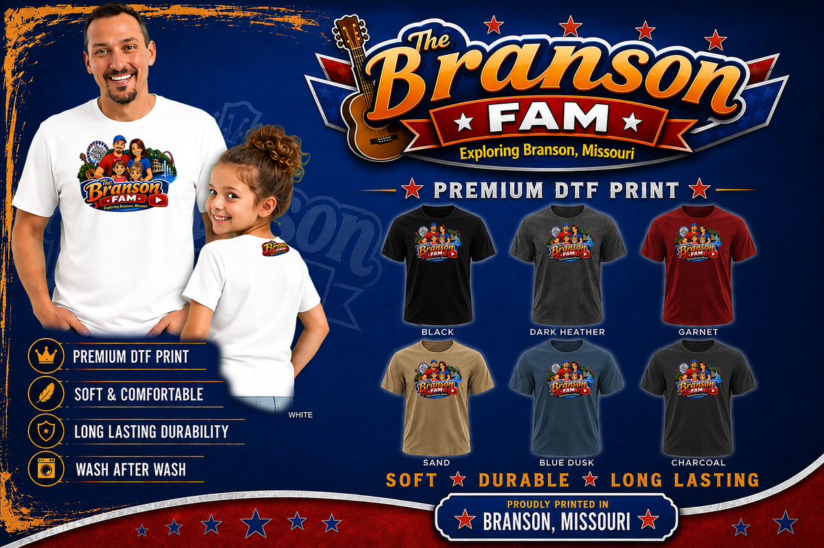 T-Shirt - The Branson Fam Official T-Shirt (Non-Limited)