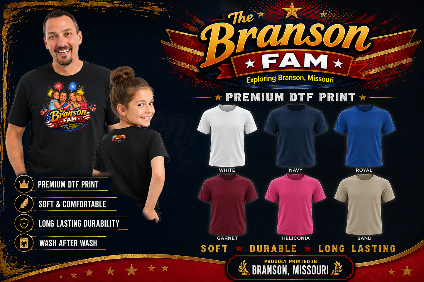 T-Shirt - Branson Fam Drop 1