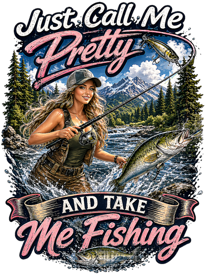 T-Shirt - Fishing - Call Me Pretty