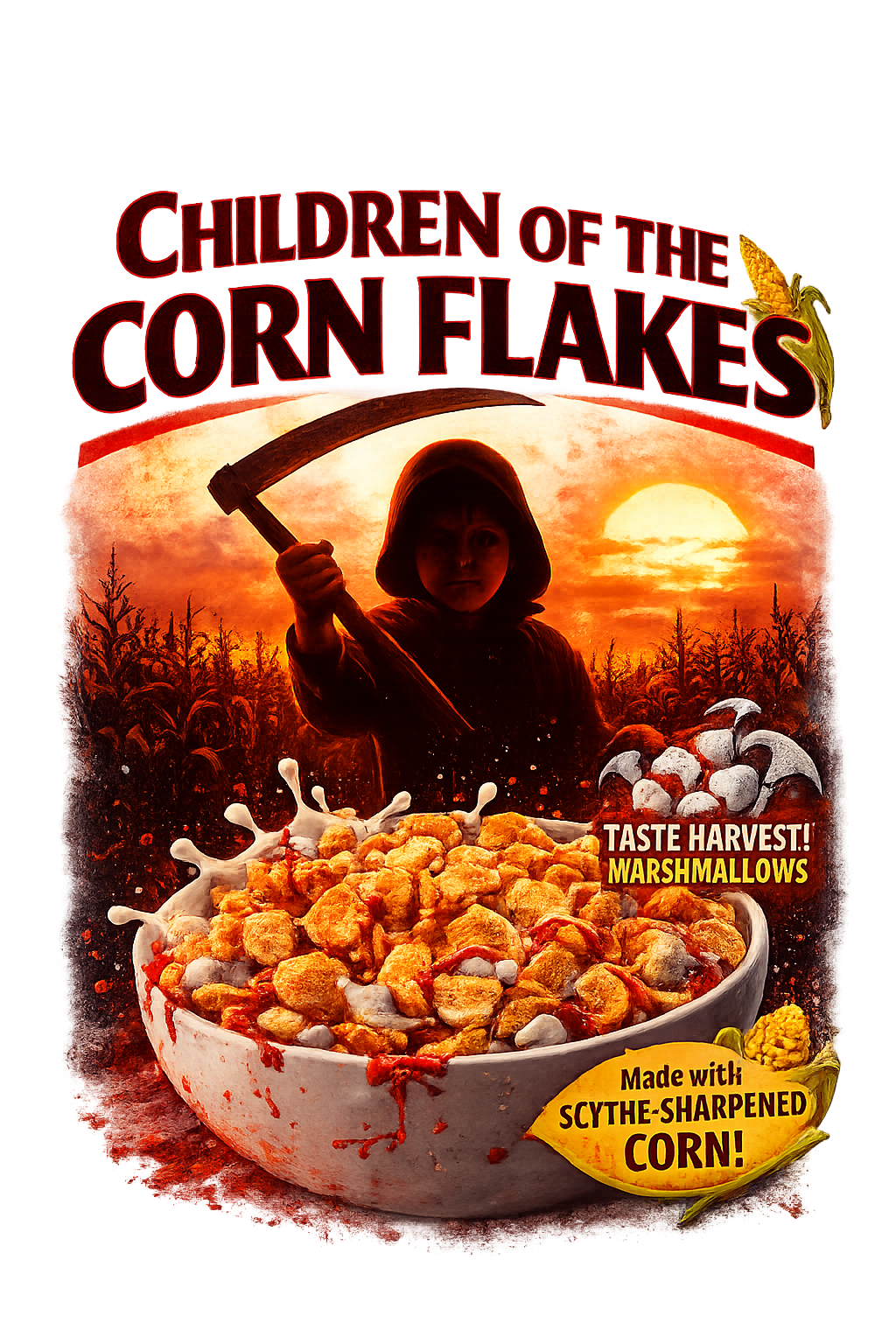 T-Shirt - Children of the Corn Flakes - Cereal Killers