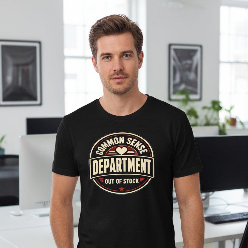 t-shirt-common-sense-department