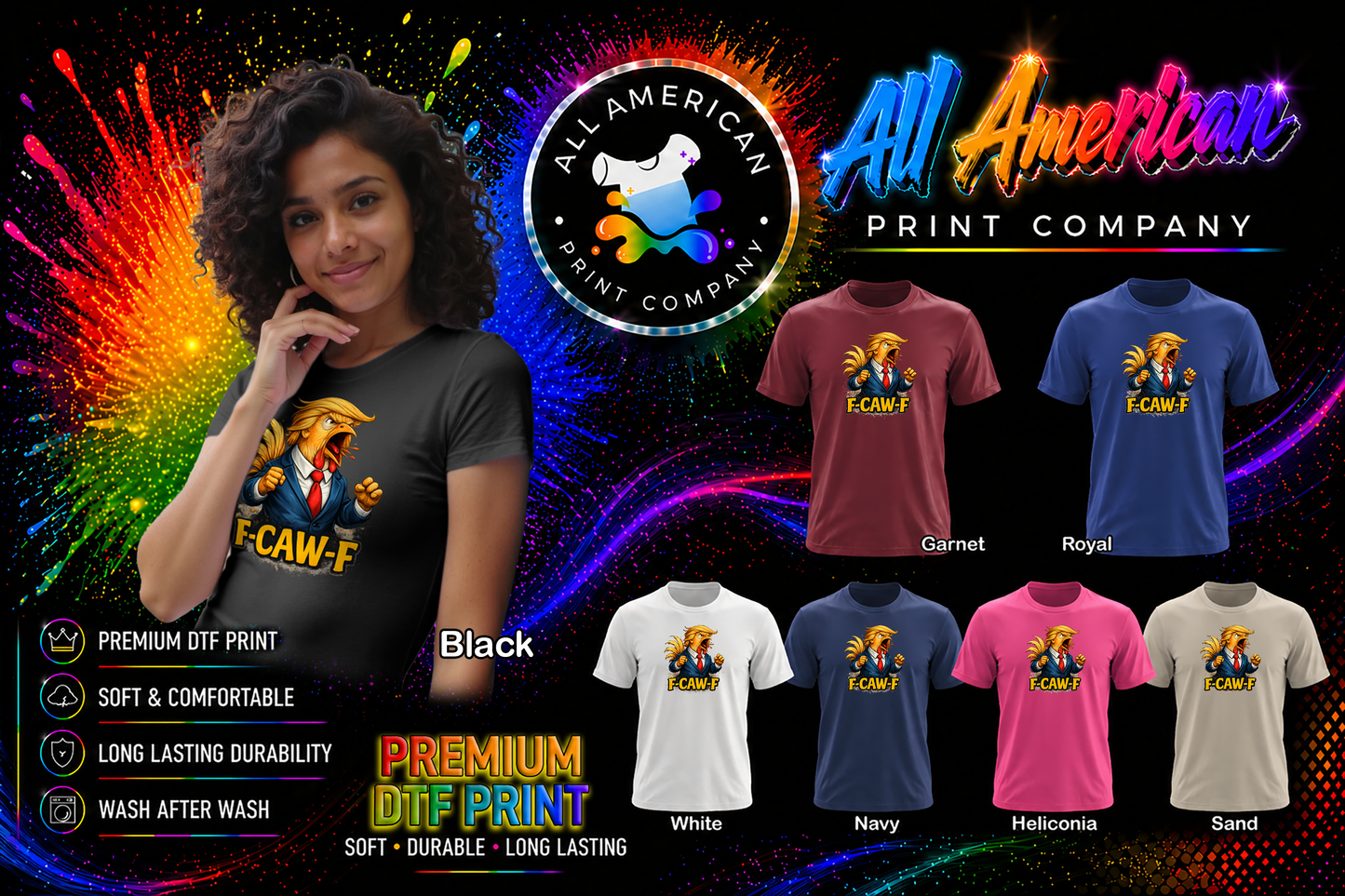 T-Shirt - Trump - F-Caw-F