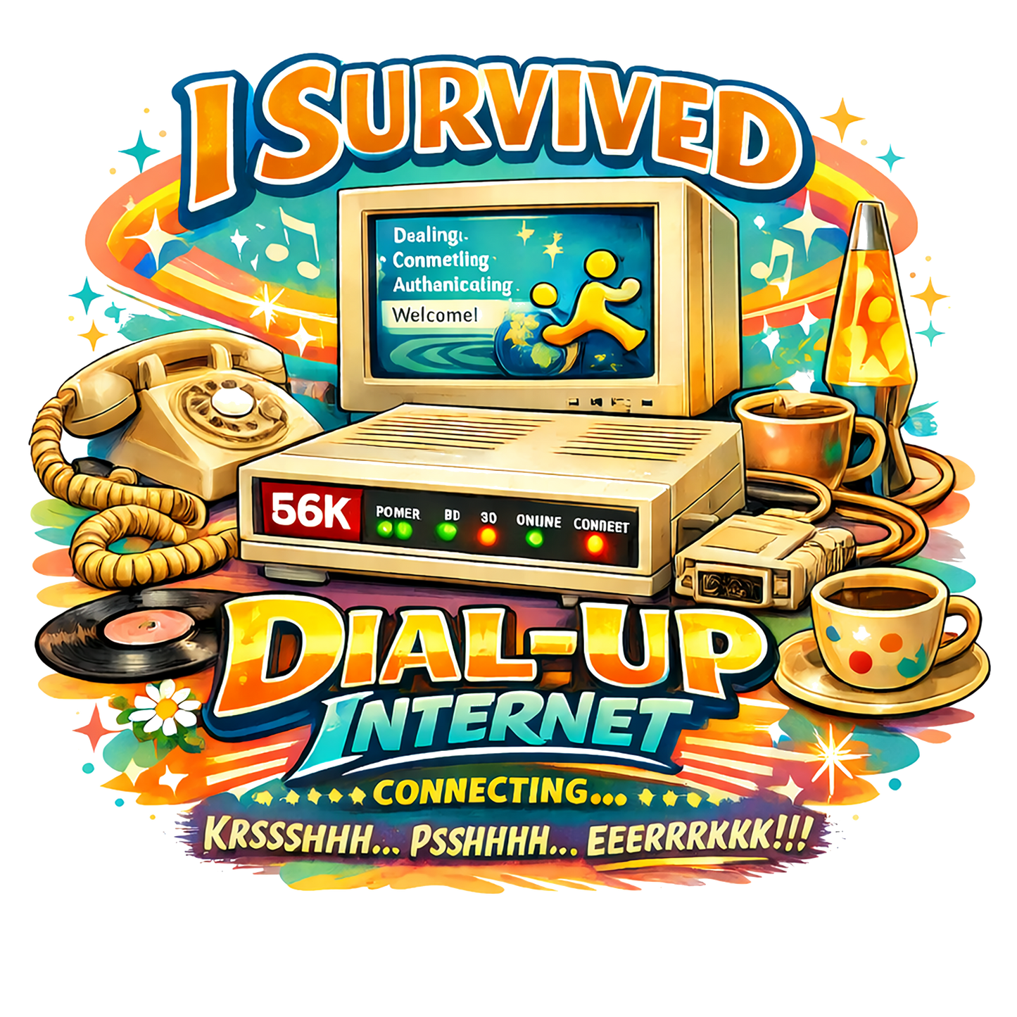 T-Shirt - Dial-Up