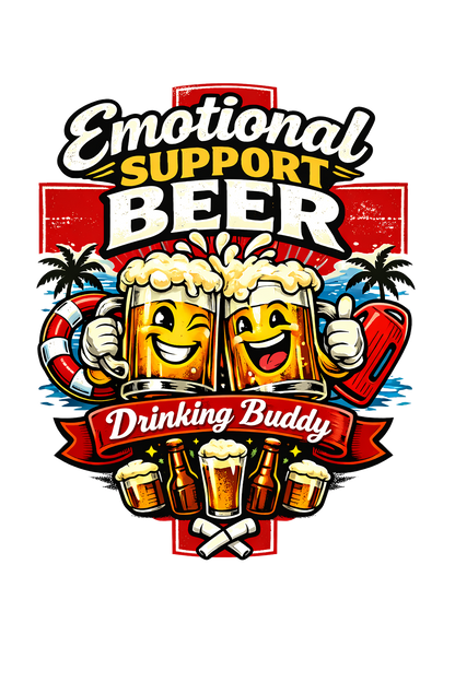 T-Shirt - Emotional Support Beer Buddy (v2)