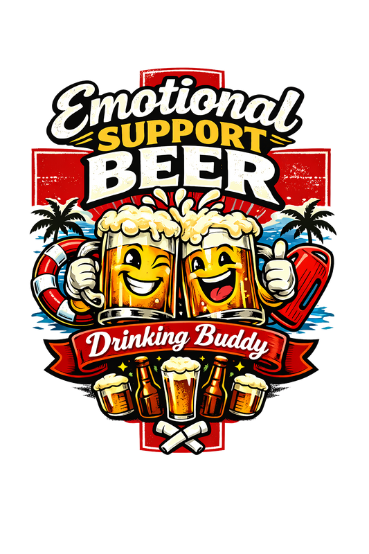 T-Shirt - Emotional Support Beer Buddy (v2)