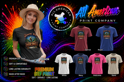 T-Shirt - Camping - Hiking Pines