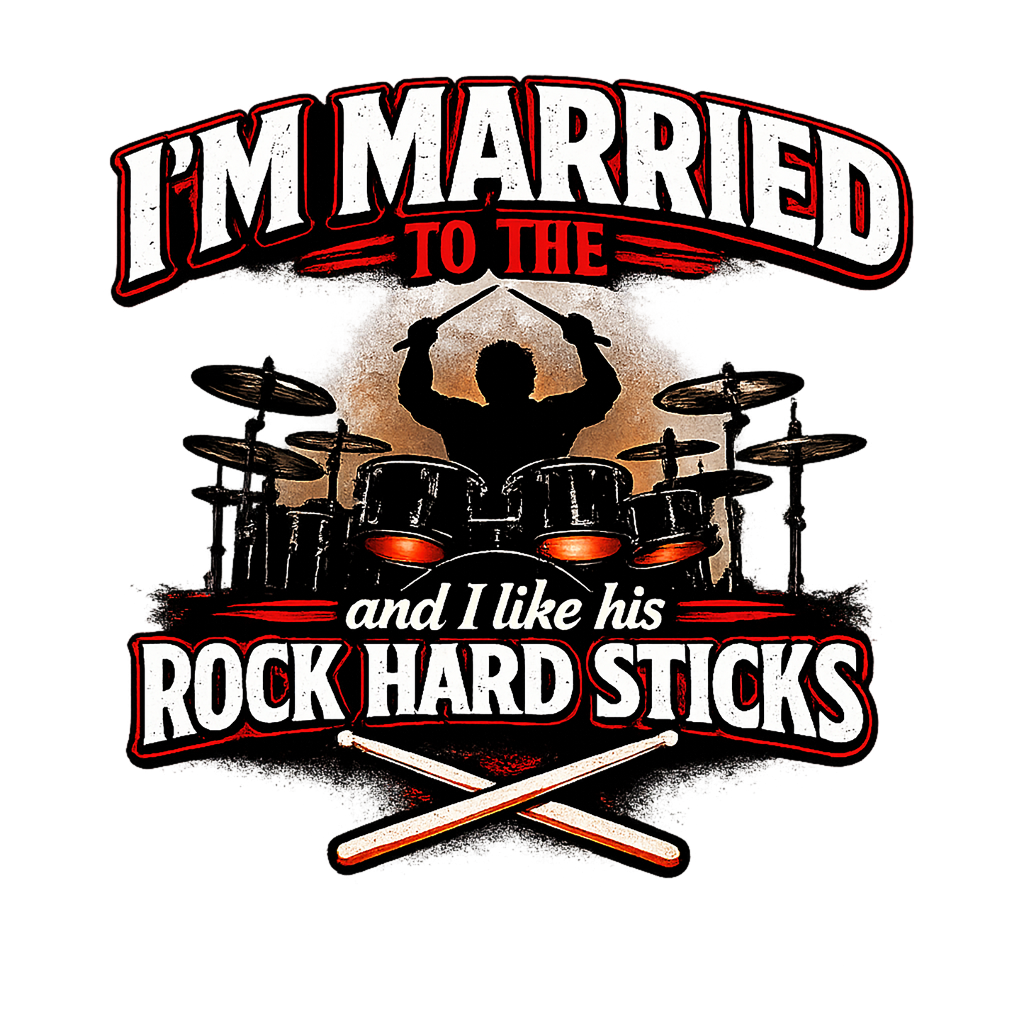 T-Shirt - Married to Drummer (v1)