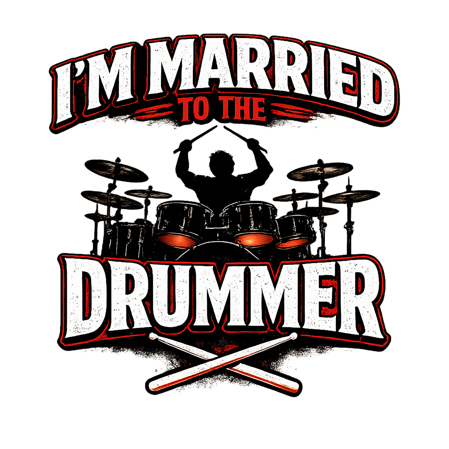 T-Shirt - Married to Drummer (v2)