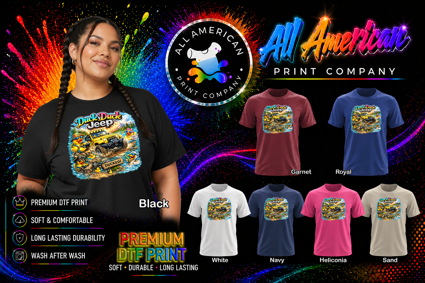 T-Shirt - Jeep - Ducked