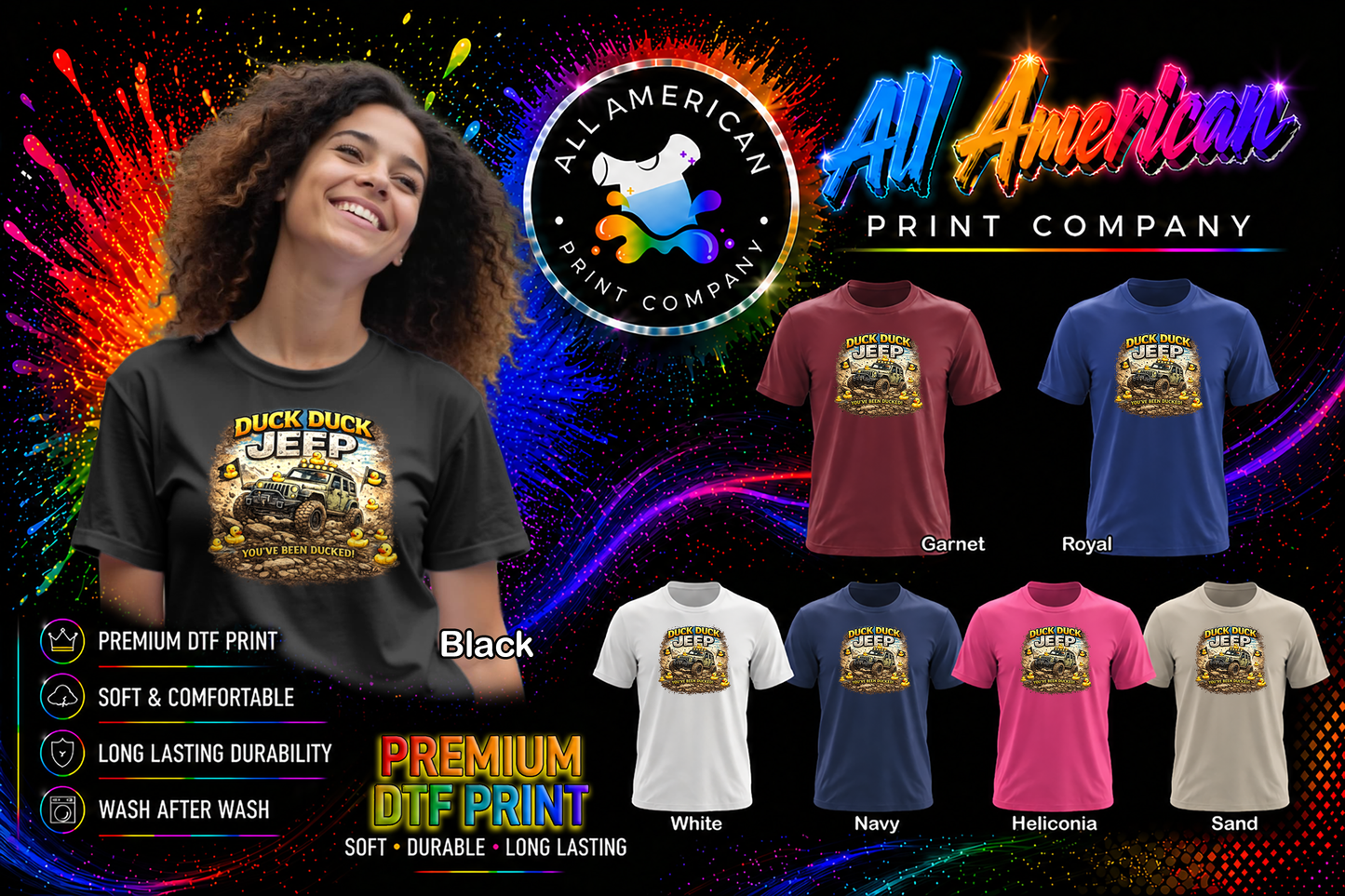 T-Shirt - Jeep - You've Been Ducked
