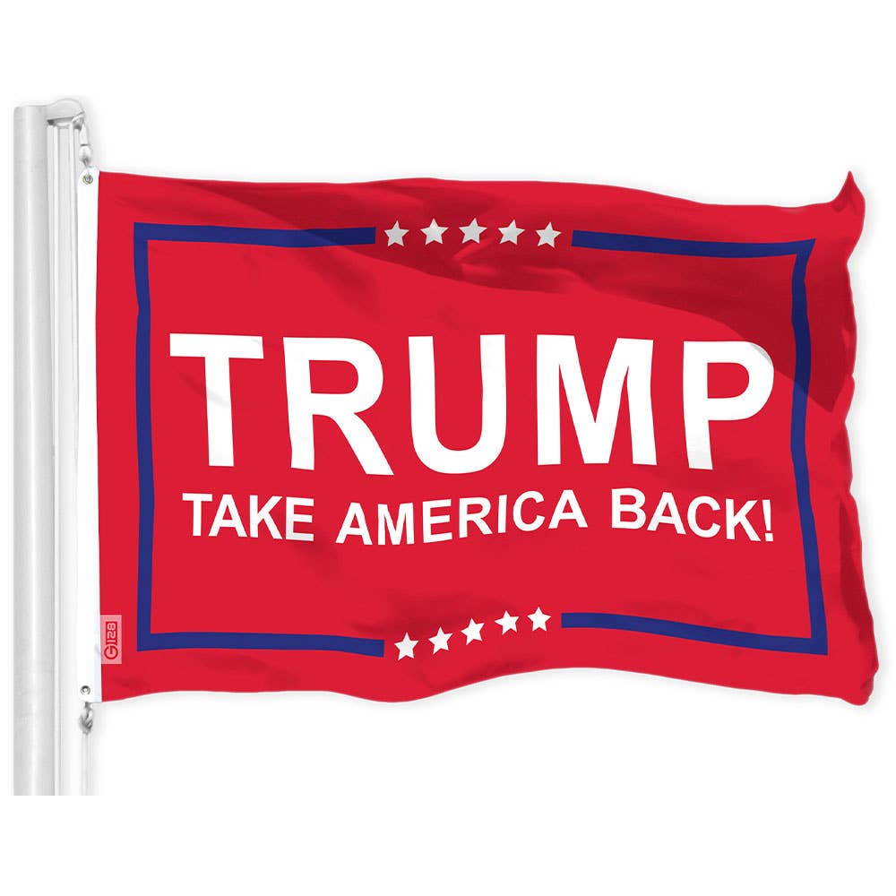 Trump Take America Back Red 3x5FT Printed Polyester Outdoor: 3x5 FT / Default Title