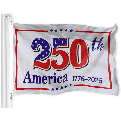 USA 250th Anniversary Flag 3x5 Ft Printed Double Sided: 3X5FT / Default Title