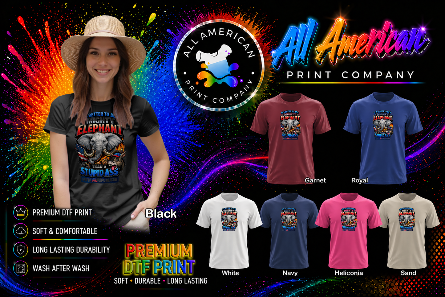 T-Shirt - Mighty Elephant