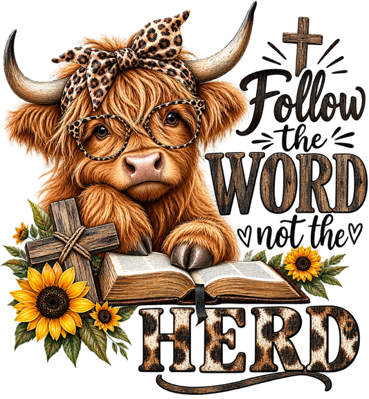 Highland Cow - Follow The Word, not the Herd