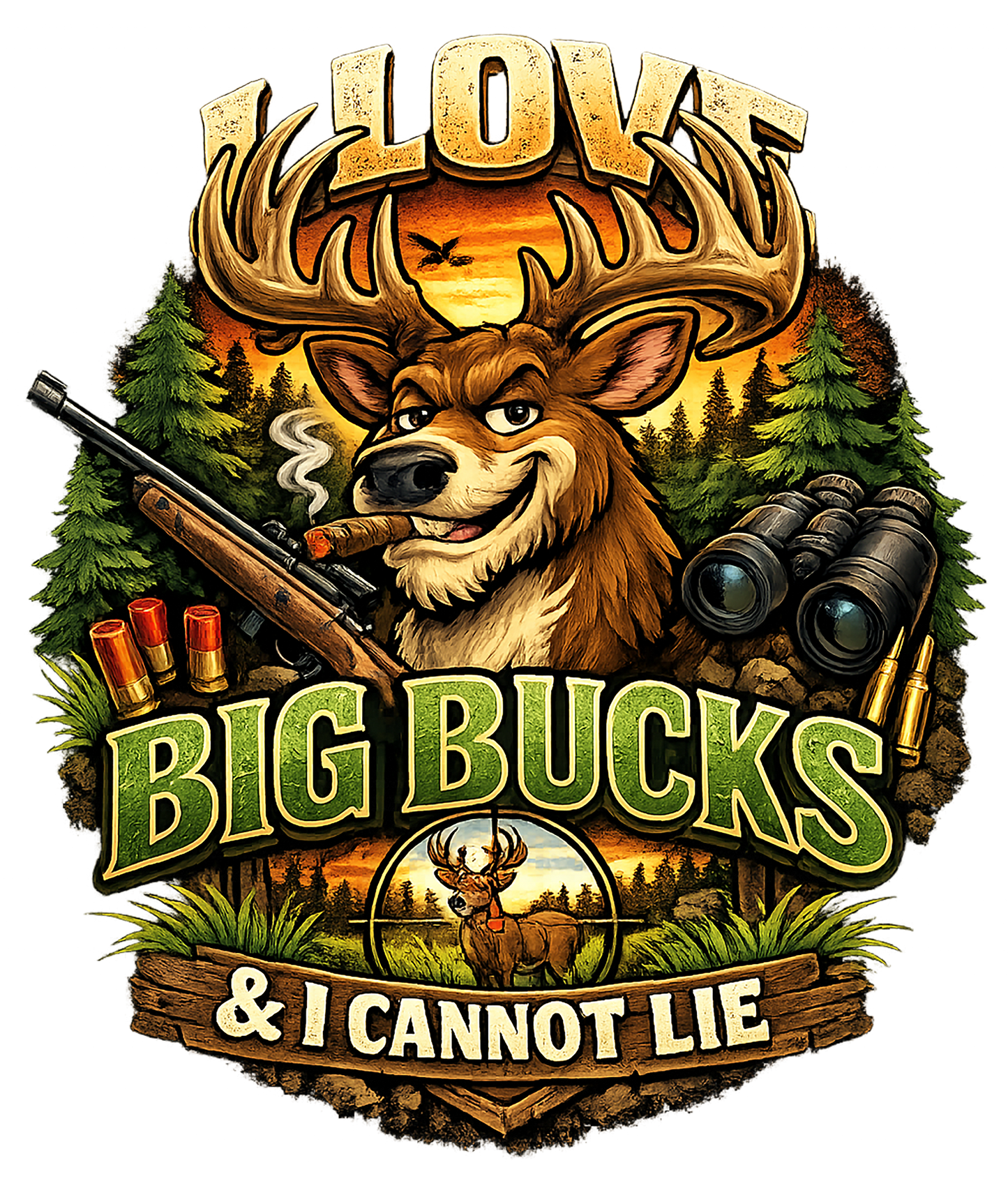 T-Shirt - Hunting - Big Bucks
