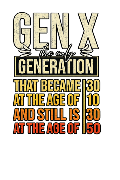 T-Shirt - Gen X - Only Generation