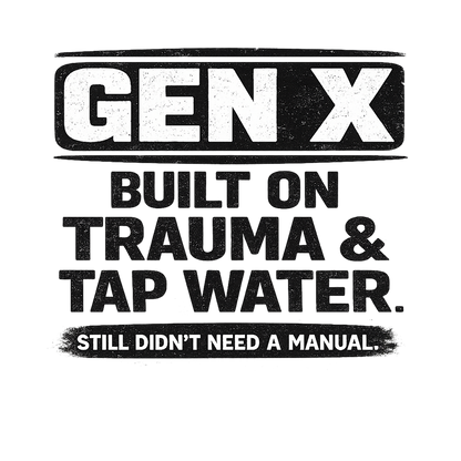 T-Shirt - Gen X - Trauma & Tap Water