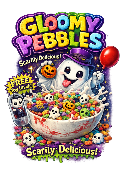 T-Shirt - Gloomy Pebbles - Cereal Killer Collection (v2)