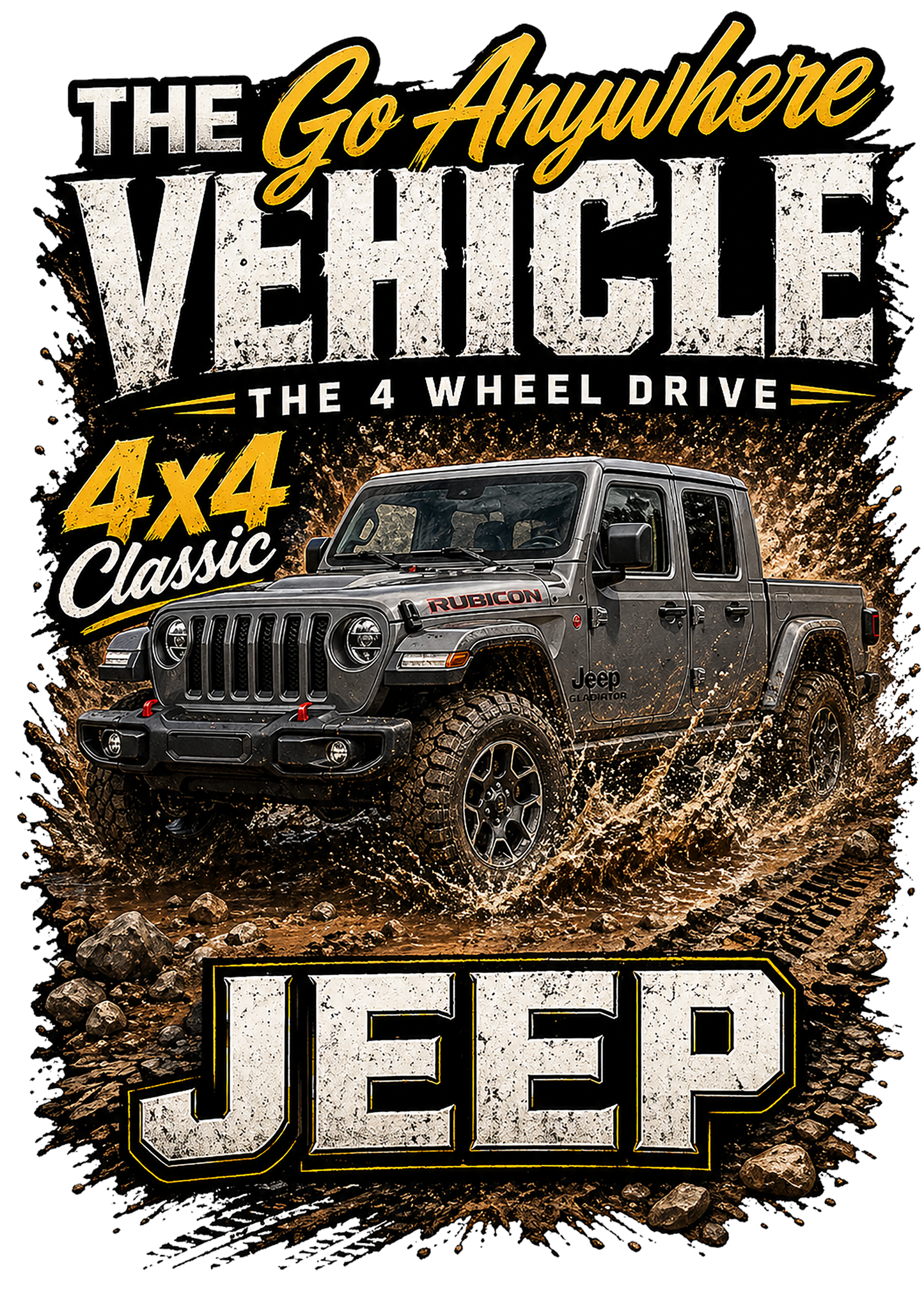 T-Shirt - Jeep - Go Anywhere