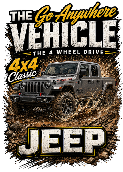 T-Shirt - Jeep - Go Anywhere