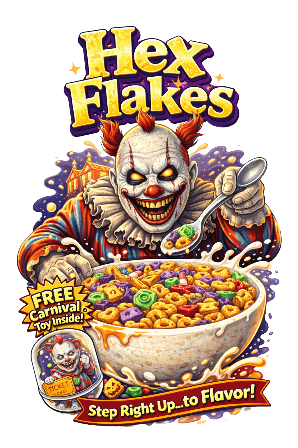 T-Shirt - Hex Flakes - Cereal Killers