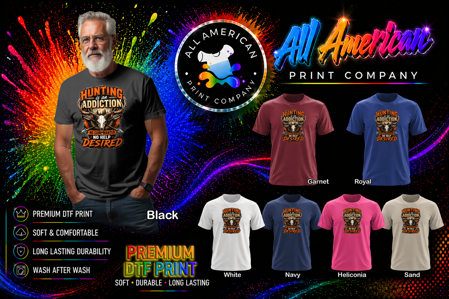 T-Shirt - Hunting - Addiction (v1)