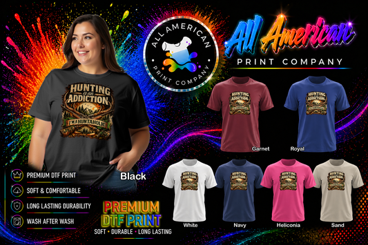 T-Shirt - Hunting - Addiction (v2)
