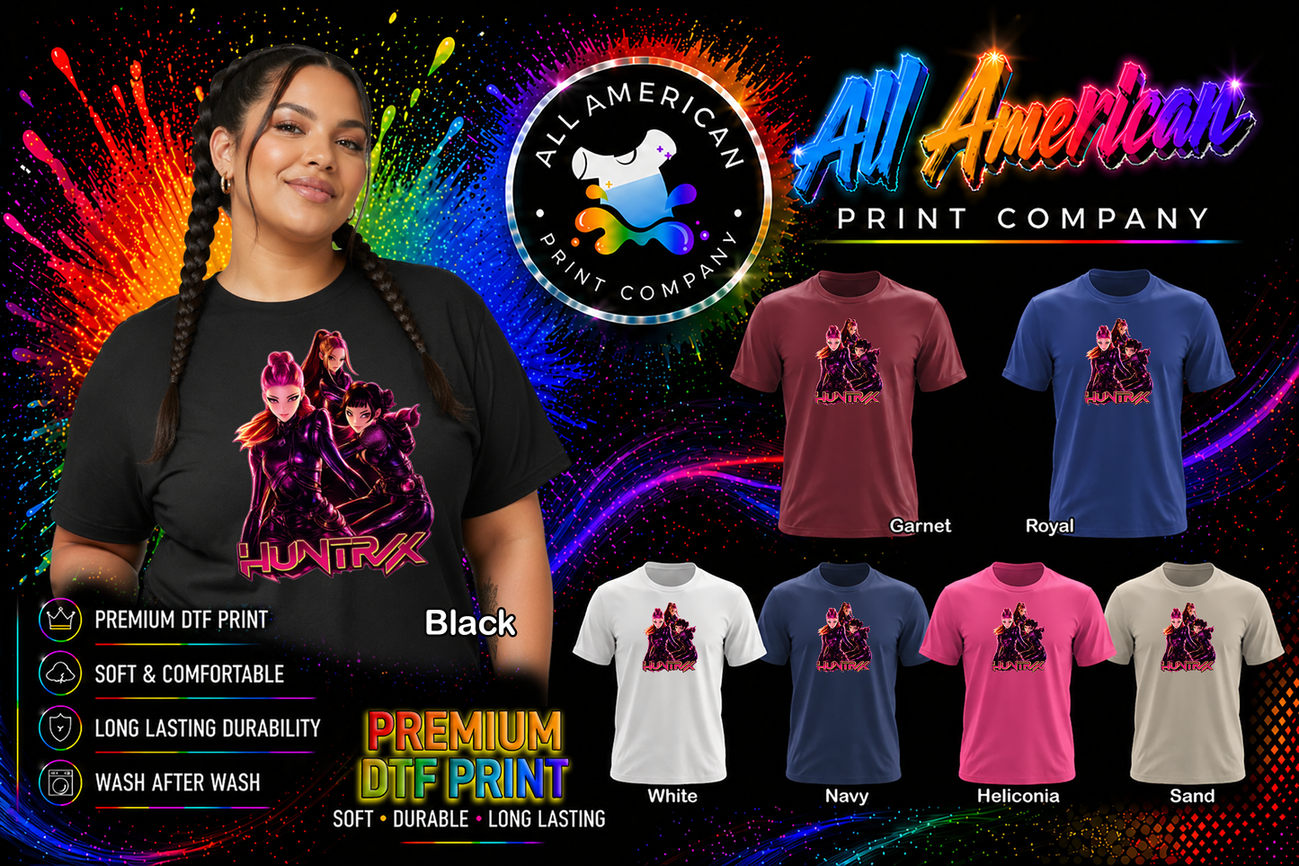 T-Shirt - K-Pop Demon Hunters - Huntrix