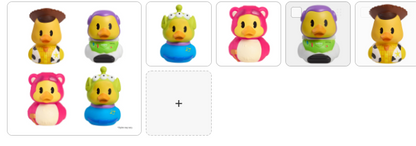 Disney Toy Story Duckalooz 2.75" Rubber Ducks