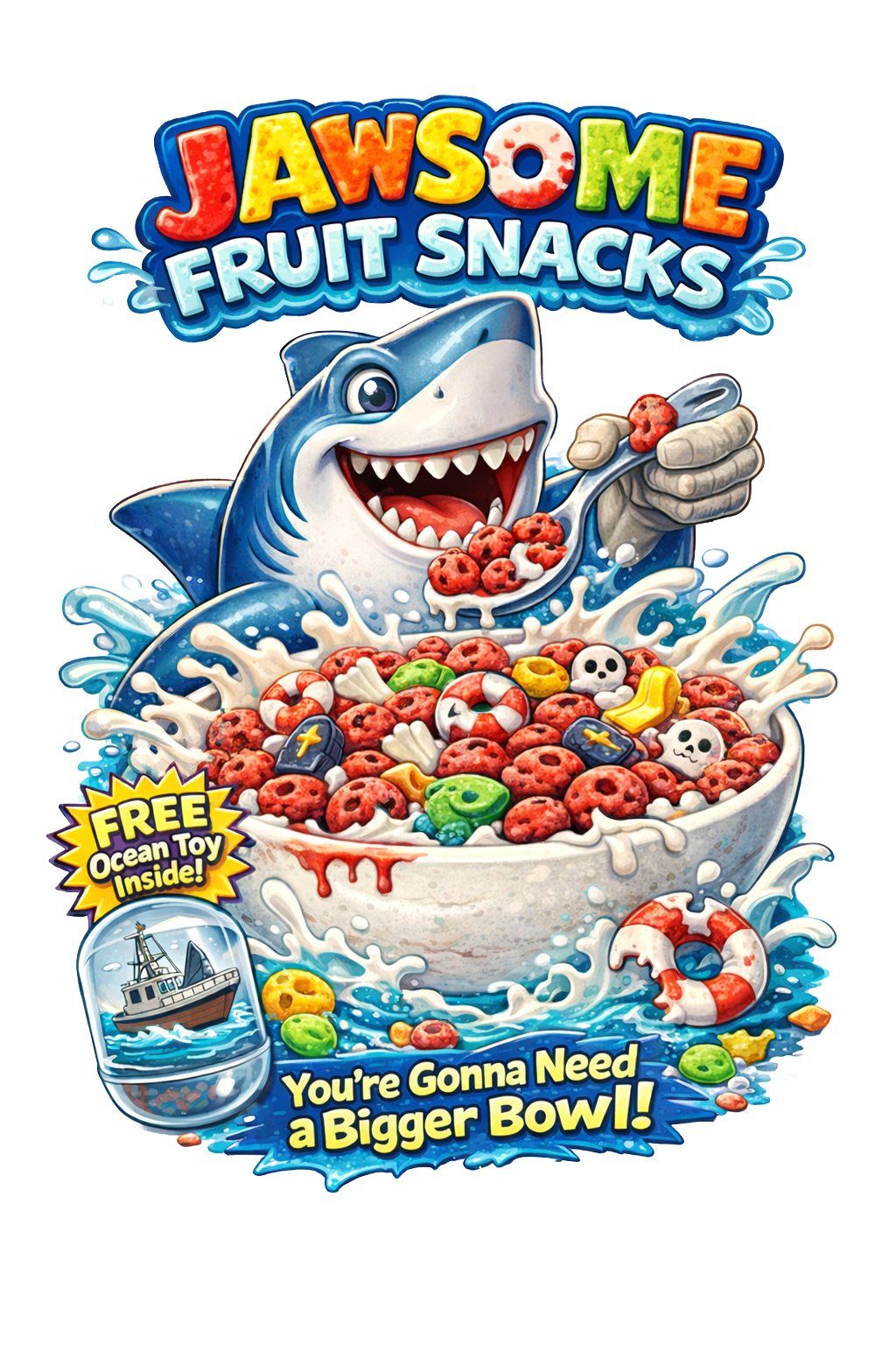 T-Shirt - Jawsome Fruit Snacks - Cereal Killers